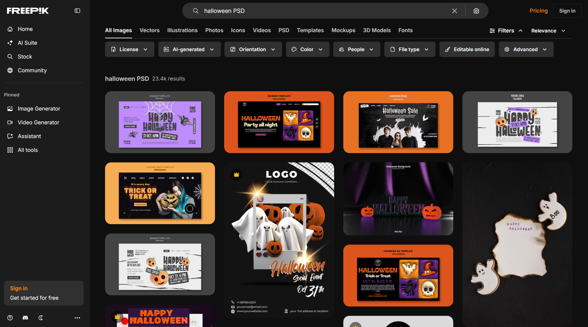 할로윈 분위기 무료 템플릿 & 소스 총정리