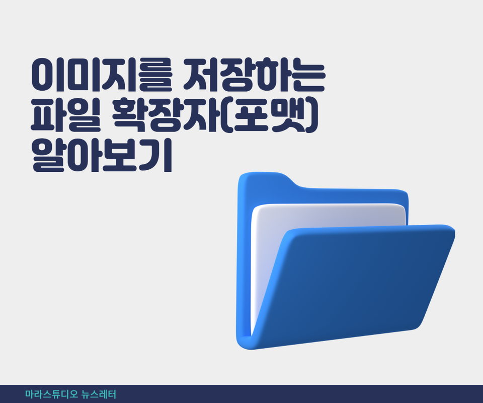 이미지를 저장하는 파일 확장자 알아보기